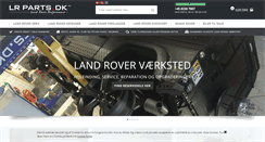Desktop Screenshot of lrparts.dk